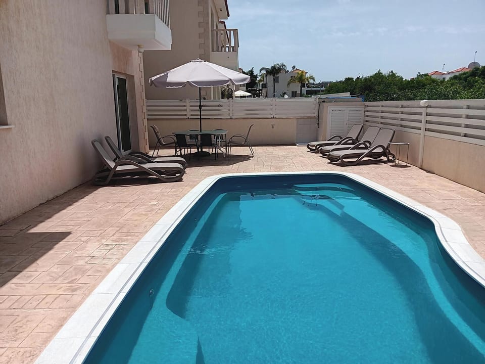 Pool and patio area