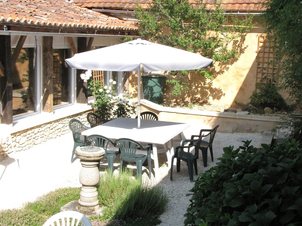 The Courtyard and kitchen