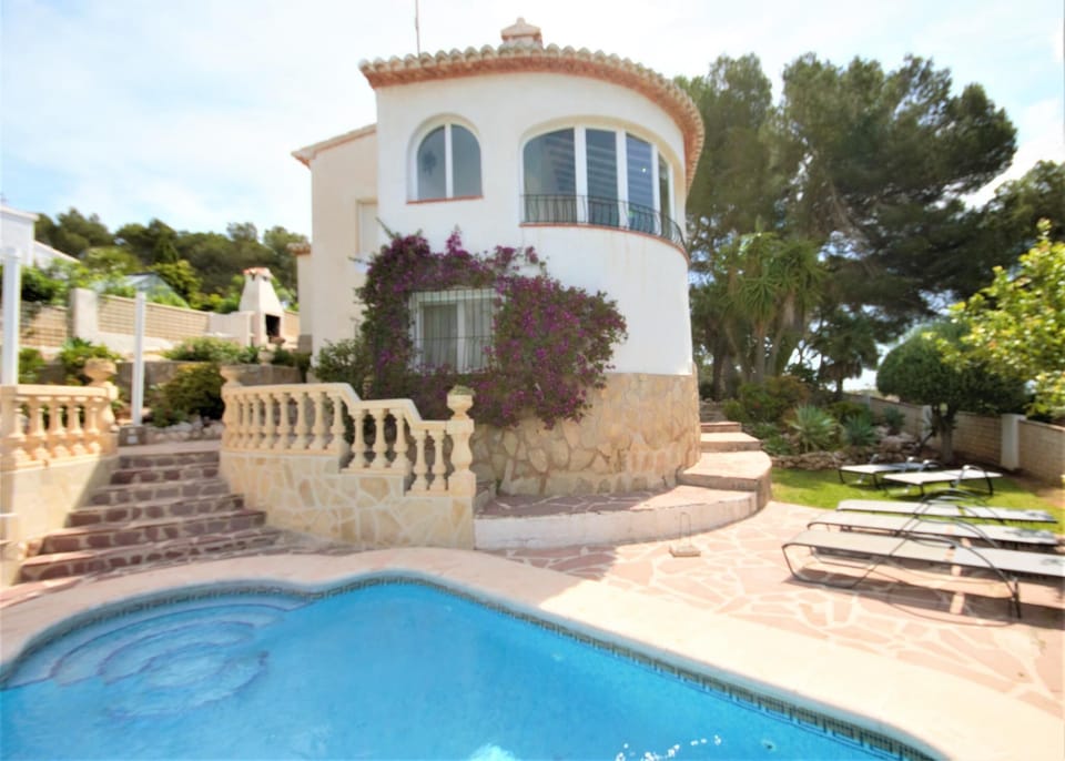Garden and swimming pool