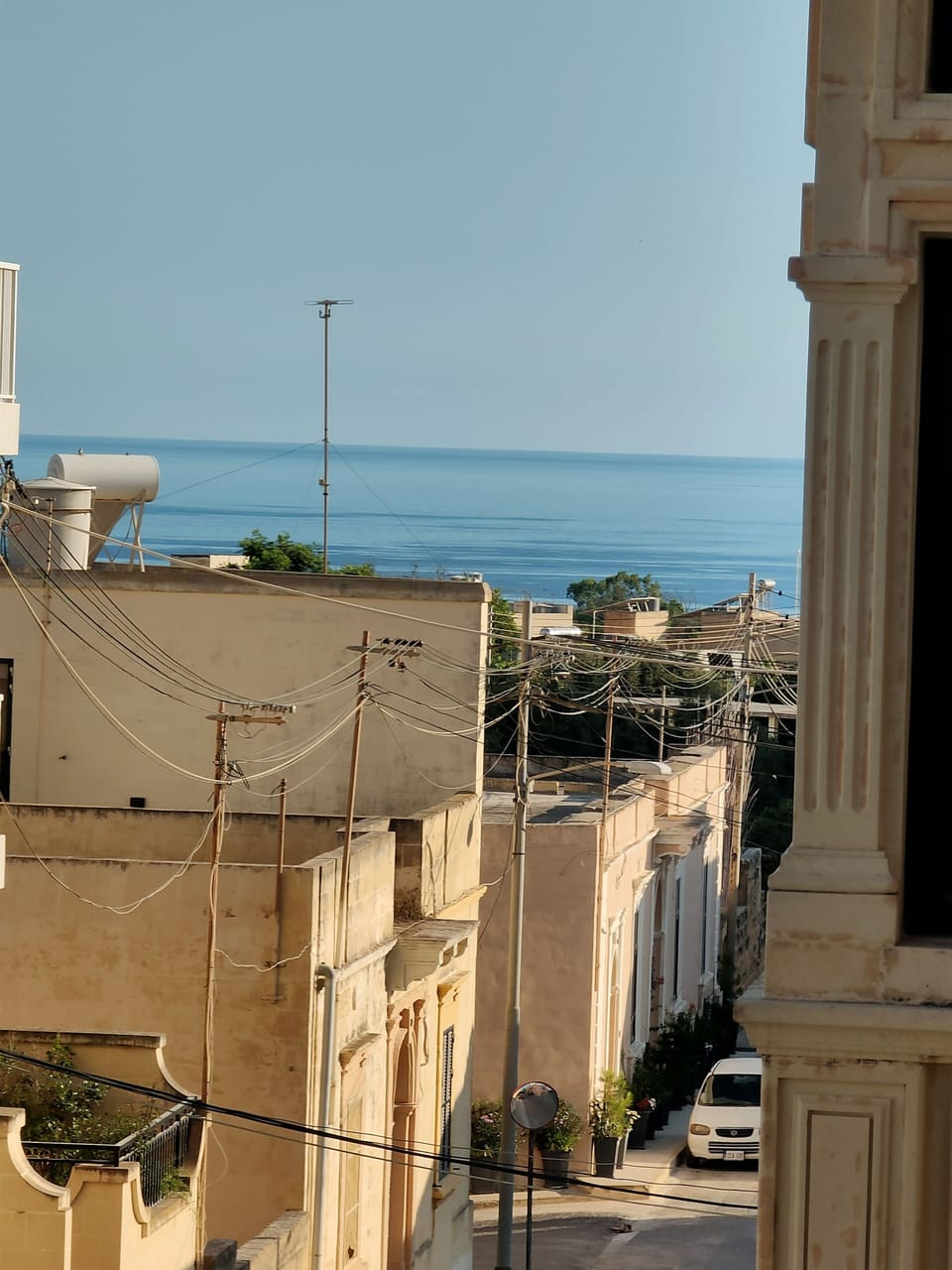 Seaview from the balcony