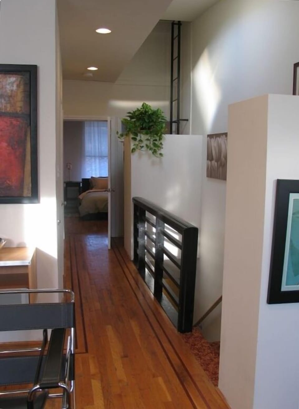 apartment hall leading to bedrooms