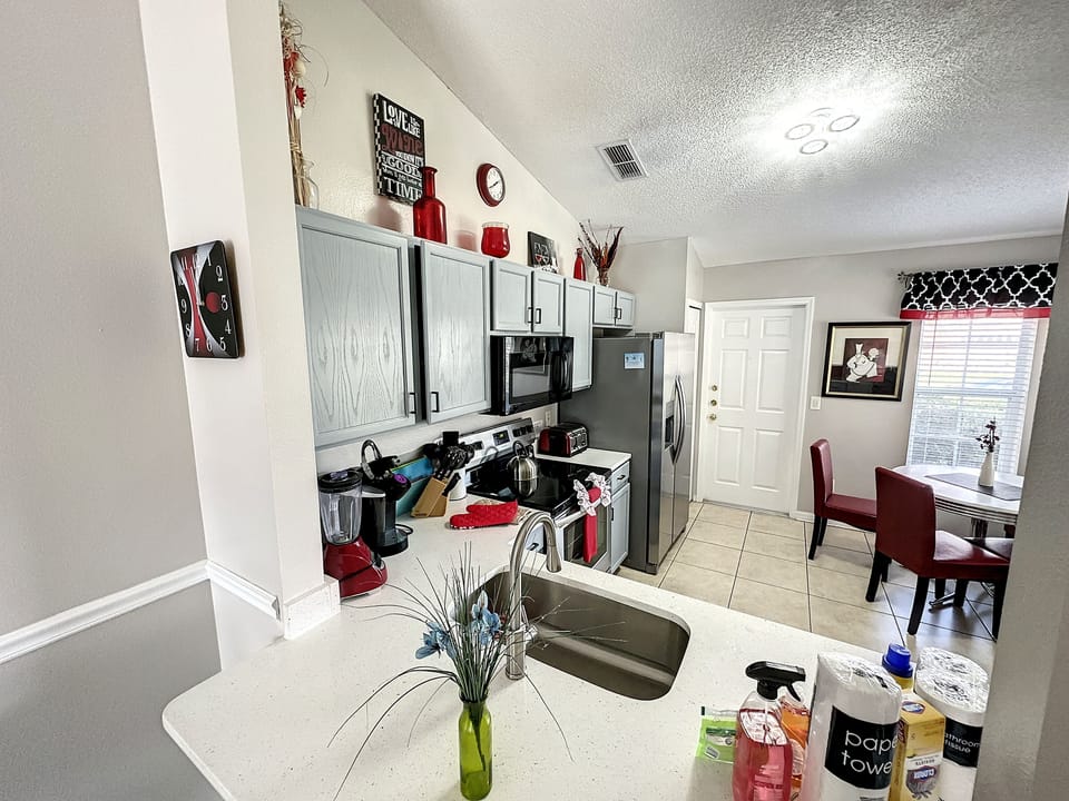 kitchen from living room 