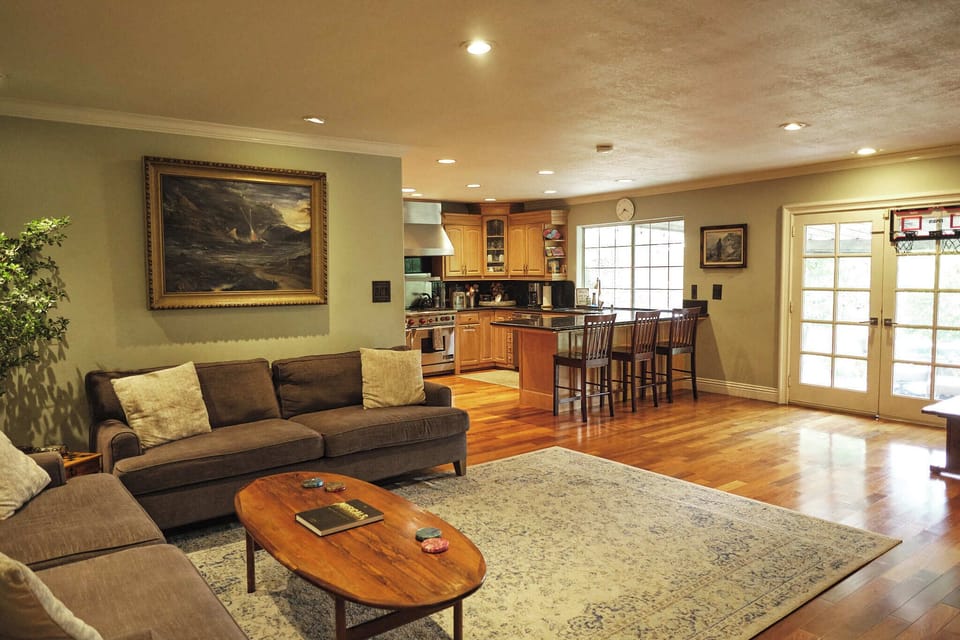 Living room in main house.