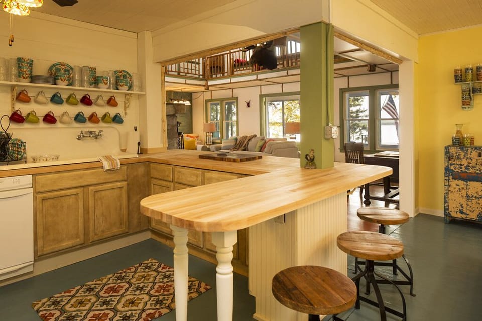 View from kitchen