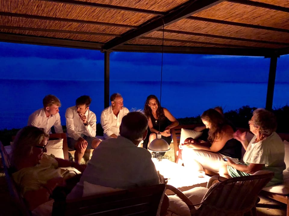 Drinks on the terrace