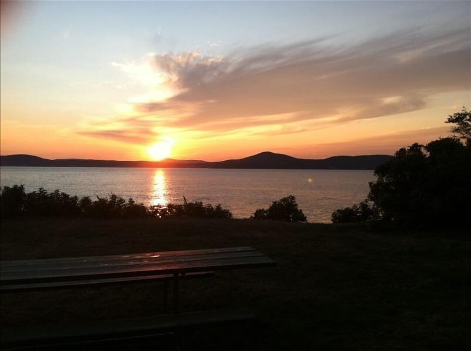 Sunset over the Camden Hills