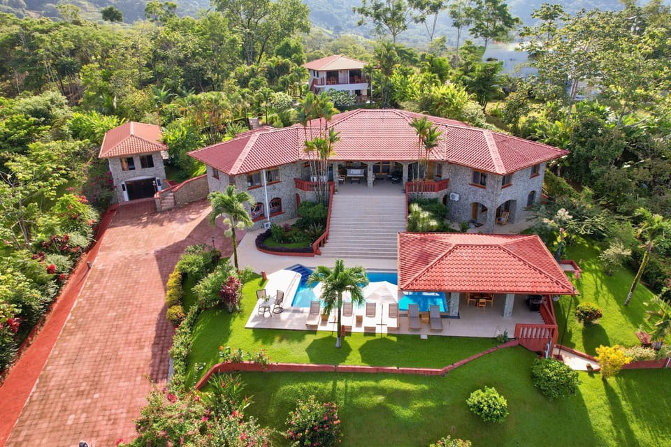 Topanga Villa Drone