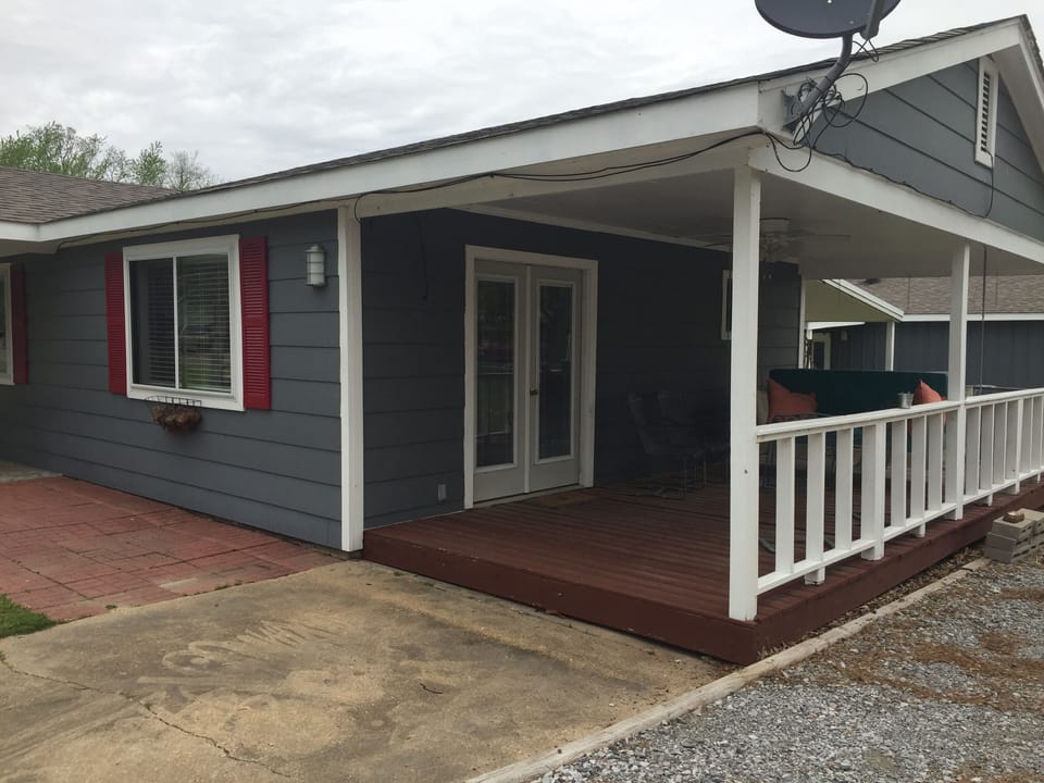 Deck off master bedroom