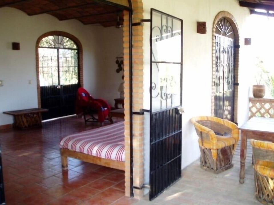 View inside from the porch