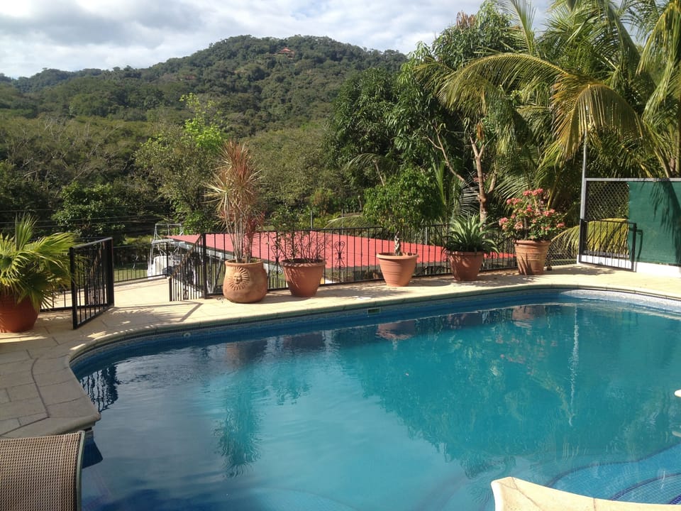 pool and whirlpool area