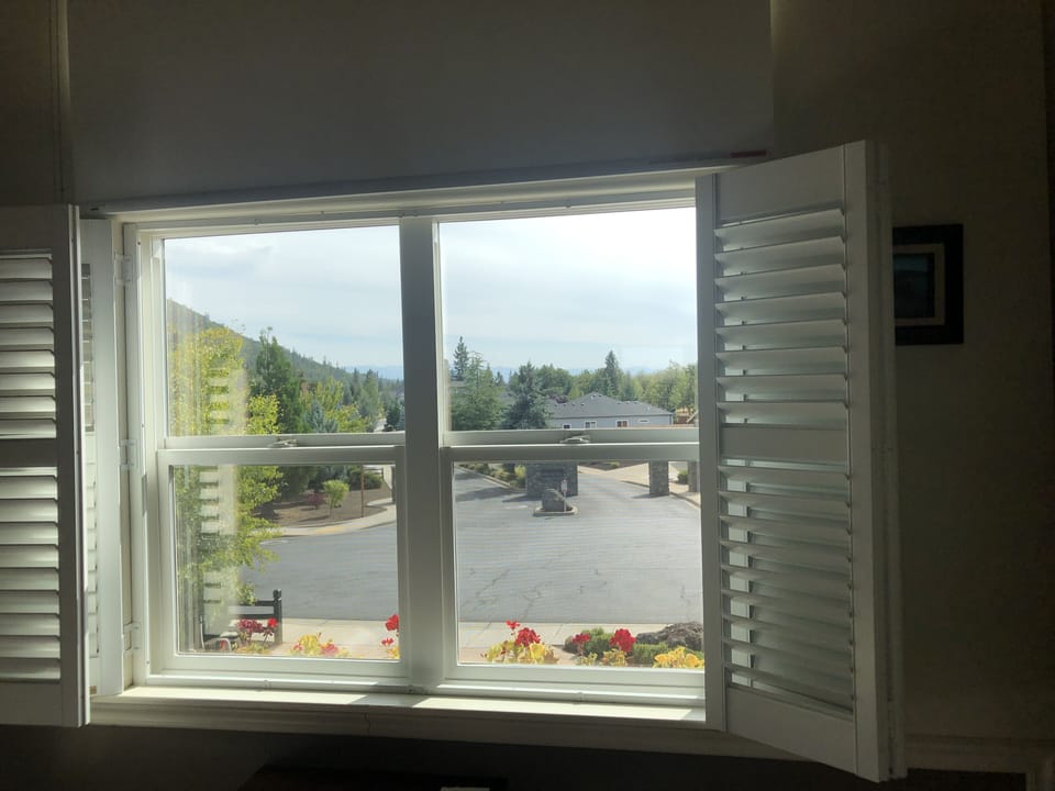 View from Master Bedroom.  Mt.  Ashland in the Distance.