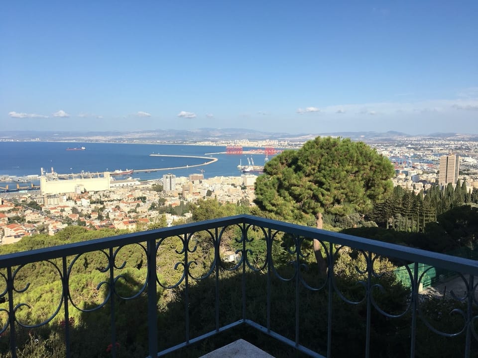 View from terrace toward east