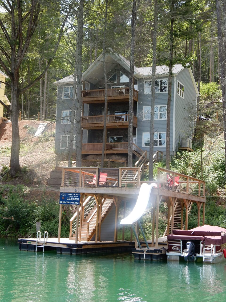 Captain's Cove double decker dock & waterfront