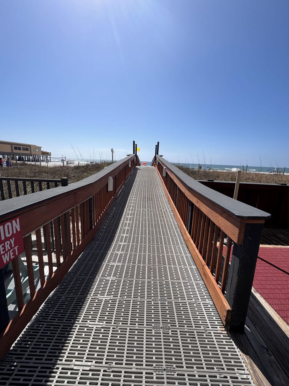 Boardwalk with Turtle Friendly Lighting
