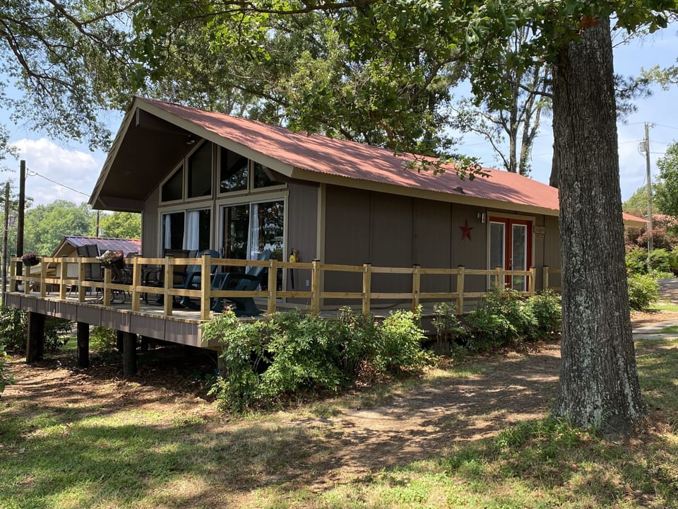 Front door and deck