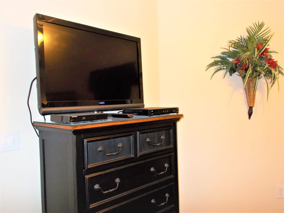 40" TV in Master bedroom
