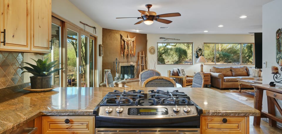GE Profile Gas Range with electric oven
