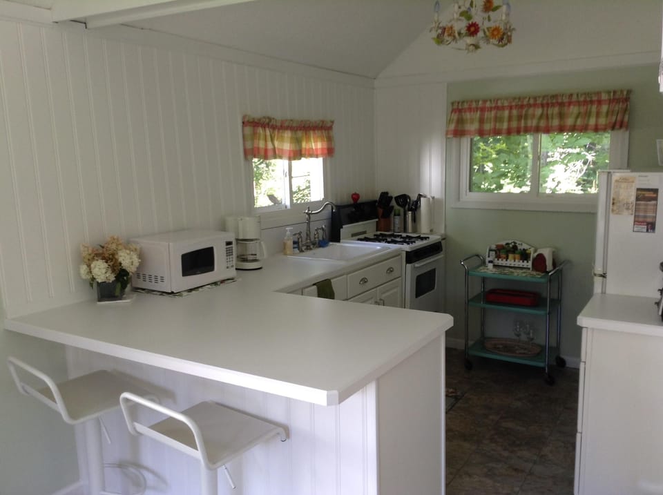 Everything you need for a weekend retreat or longer. Light, bright and inviting