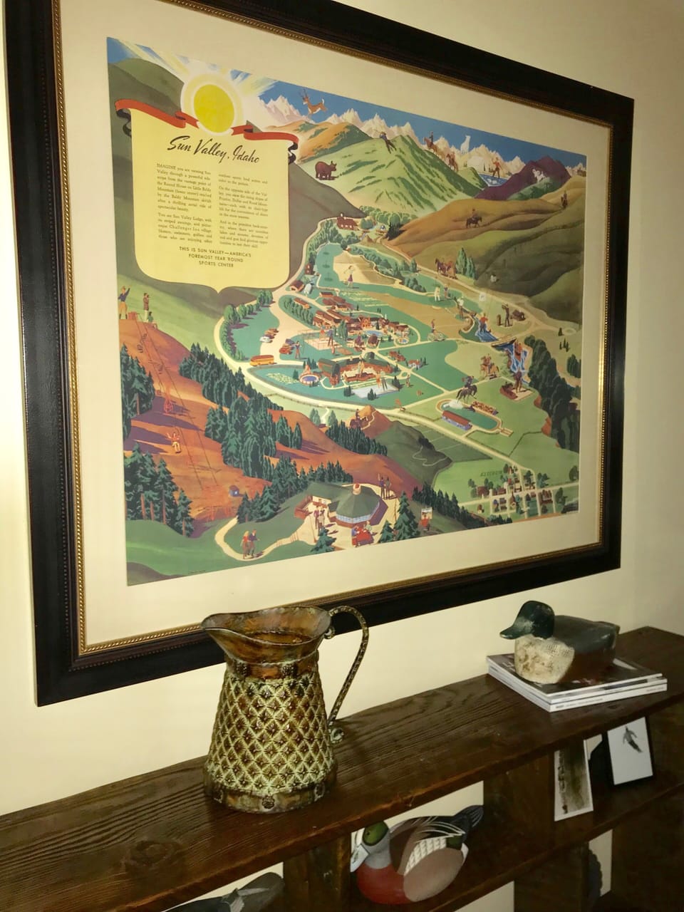 A Sun Valley poster from the 1940’s