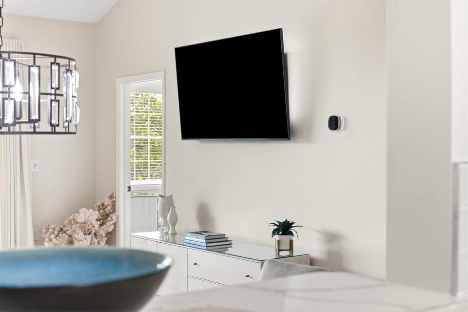 Living room TV and entertainment area