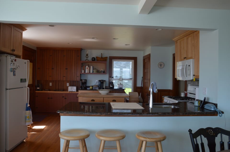 kitchen as viewed from the great room
