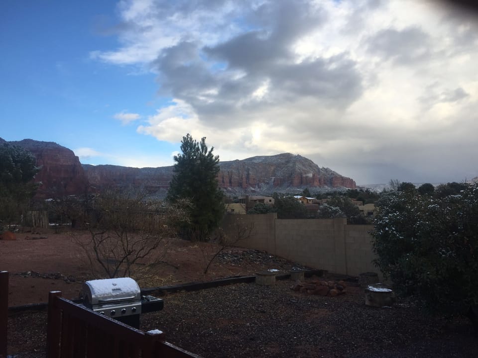 Snowy day in Sedona! 