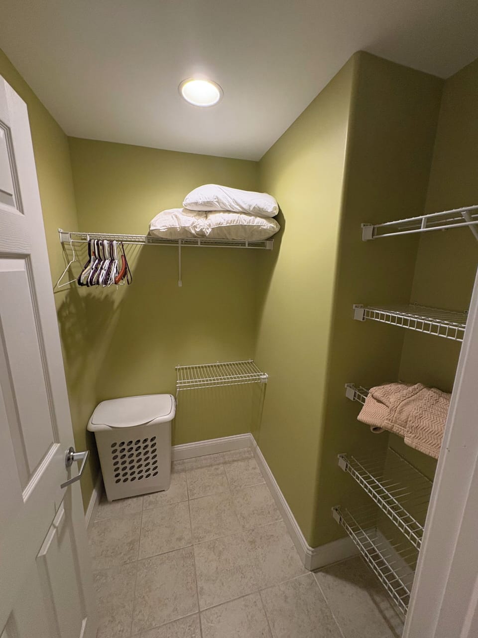 Master walk-in closet