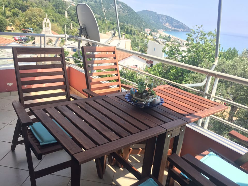 sea view from the balcony
