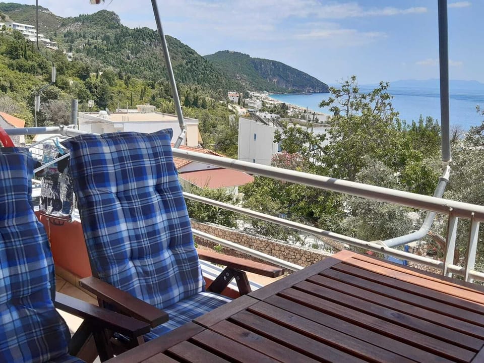 balcony and dining area