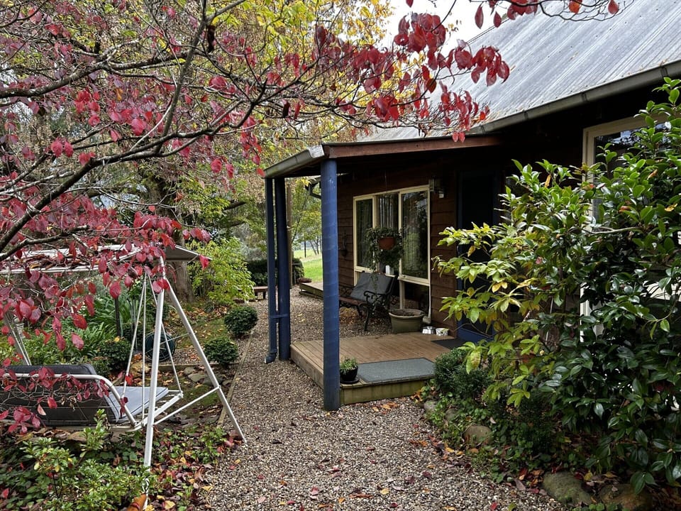 Entrance to the cottage.
