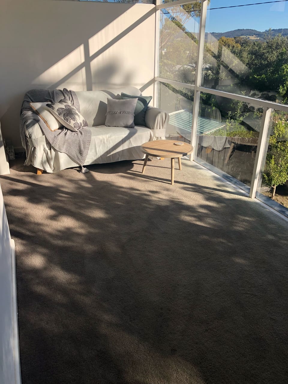 Sun room - a perfect spot to relax in the afternoon sun. 
