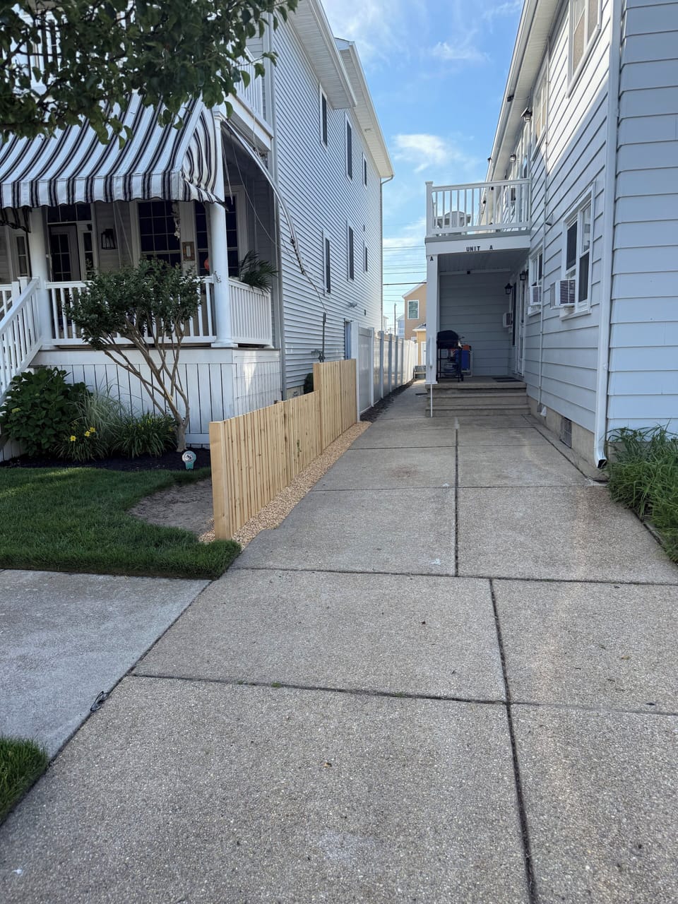 Driveway located off of asbury Ave