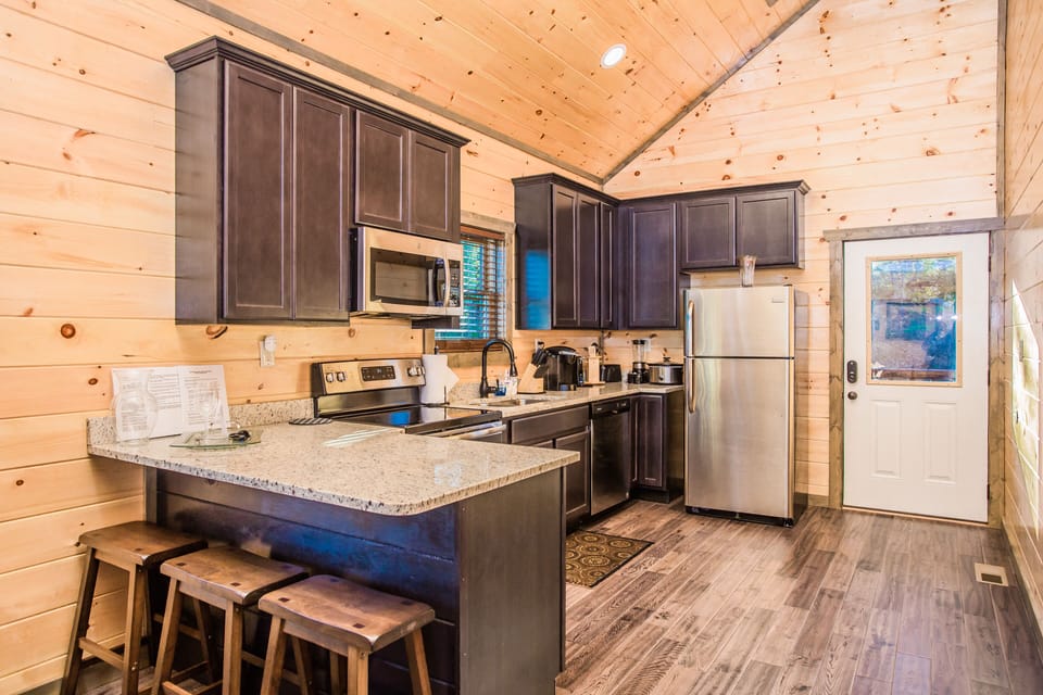 Fully stocked kitchen