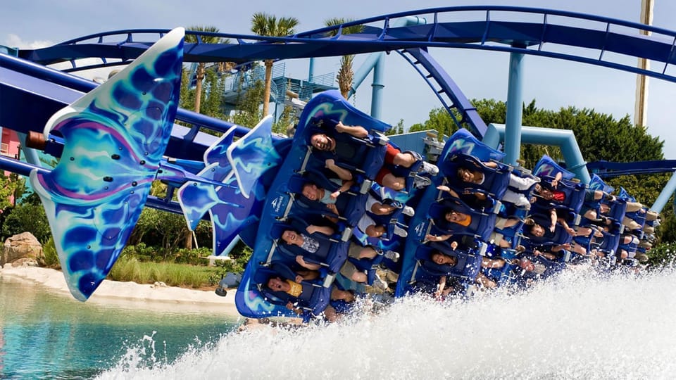 Manta roller coaster at seaworld!, we are 10 to 15 Minutes to most parks,