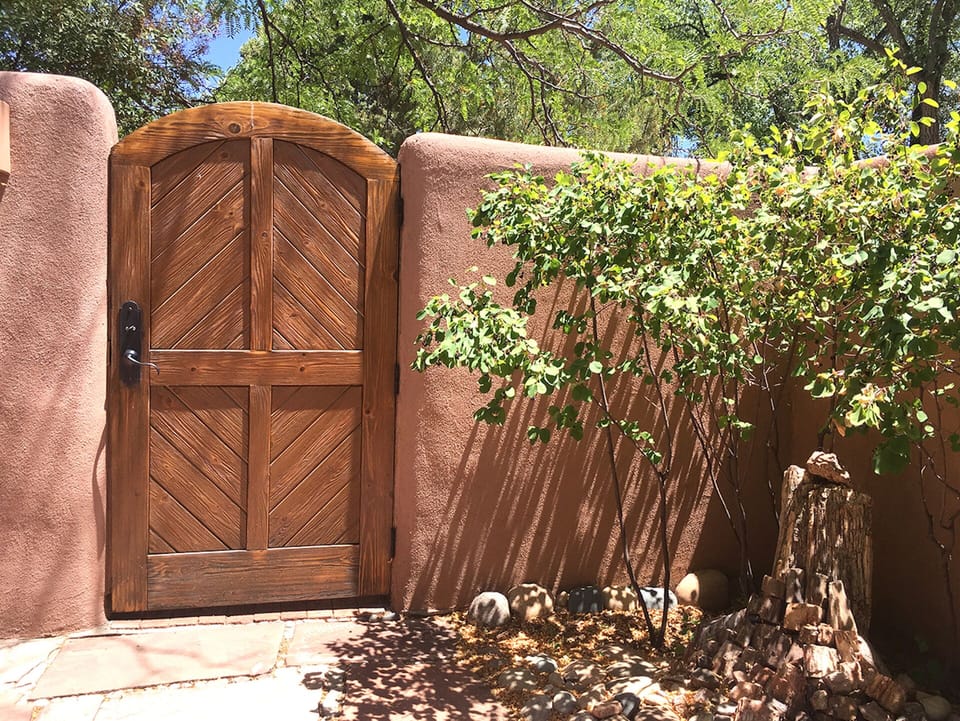 Interior gate and water feature
