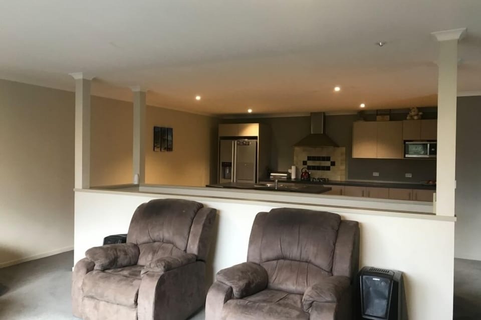 Open plan living area
