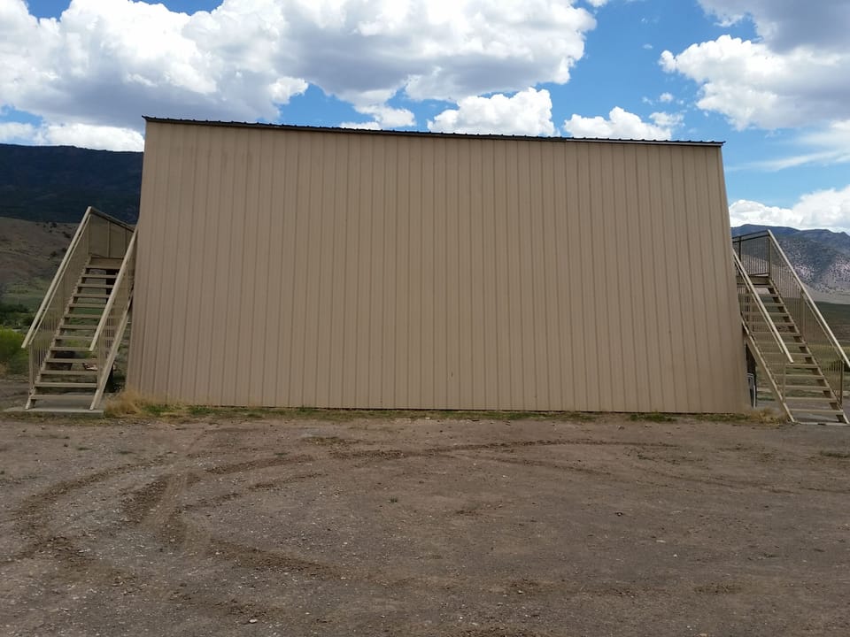 parking at cabin