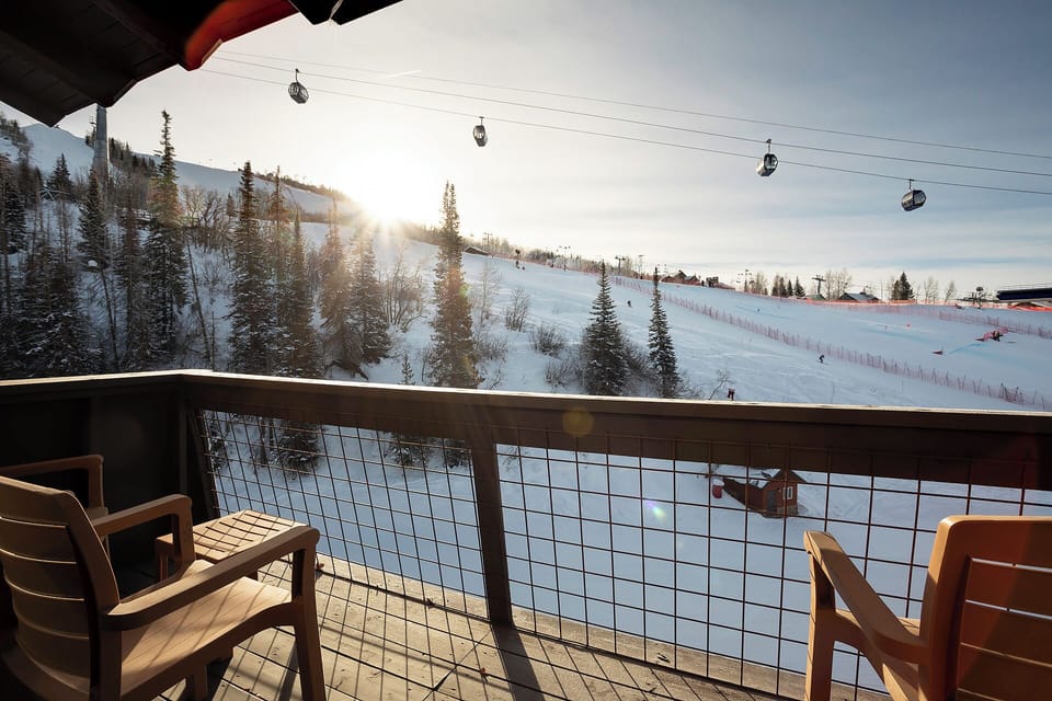 Watch skiers glide down pristine slopes while you relax on your private balcony, surrounded by snow-covered peaks and alpine charm.