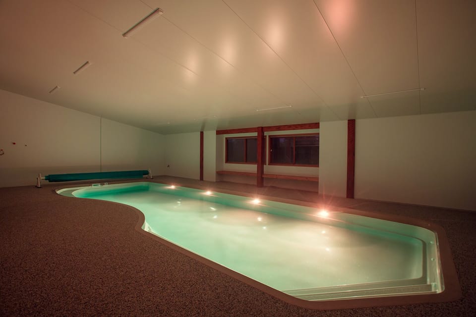 Pool at night