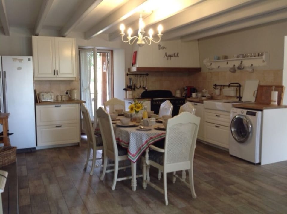 well equipped kitchen