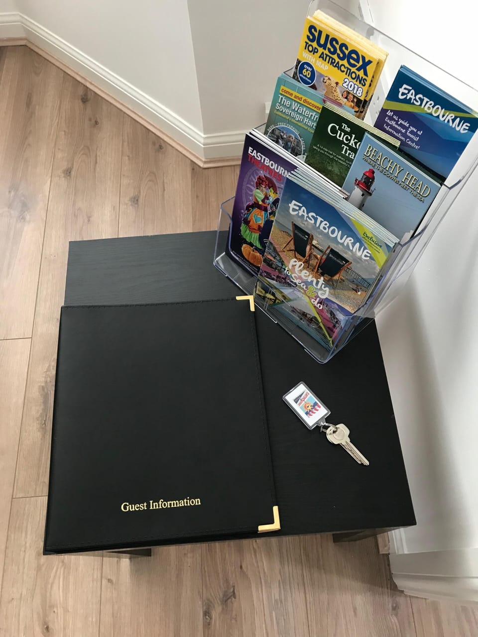 Guest information folder and "what's on" in Eastbourne area leaflets