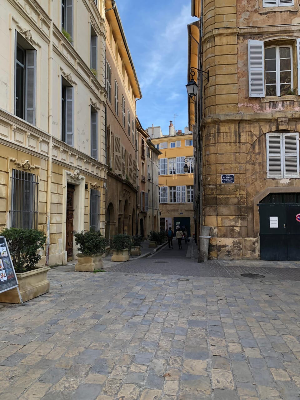 from one street leading to the apartment
