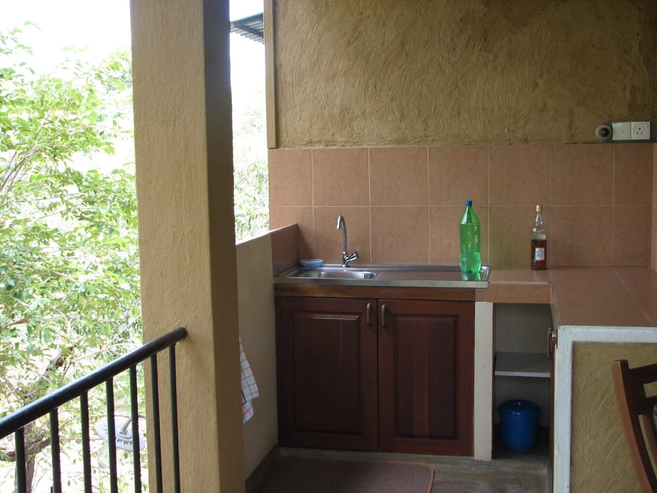 Bar corner of balcony