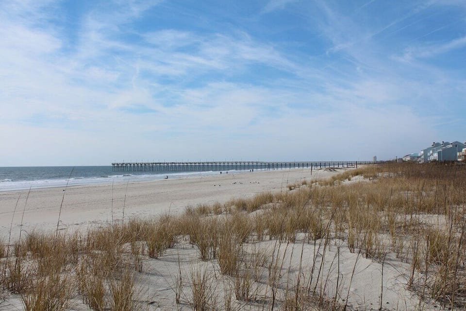 View of Pier from front of house at Beach 
