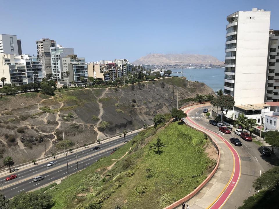 Access Boardwalk from building front door Miraflores