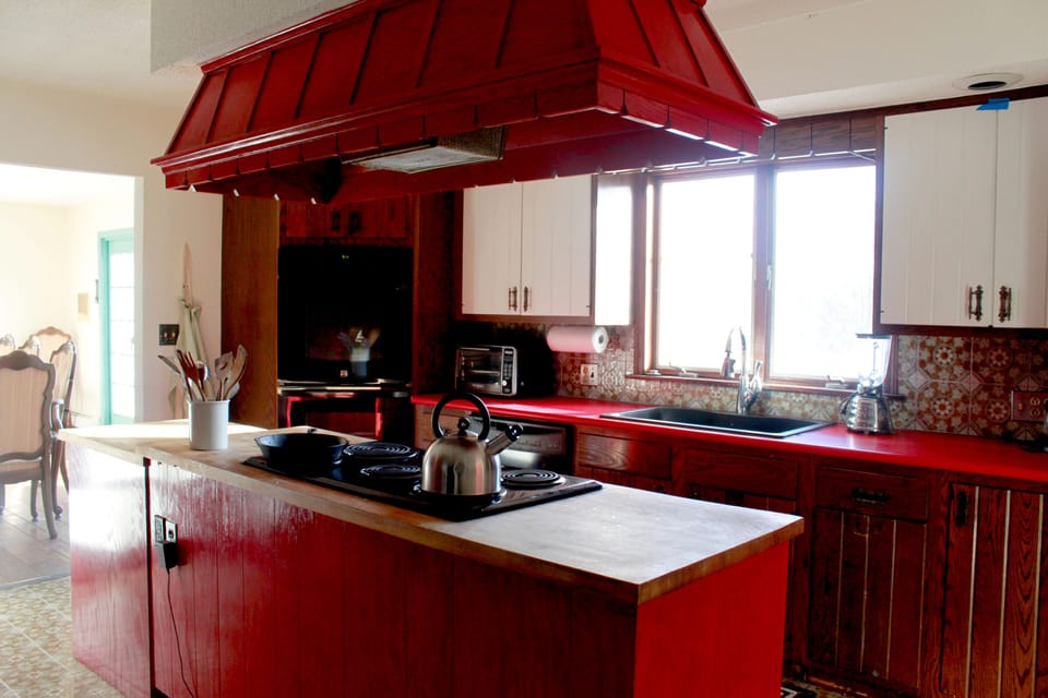 Giant Kitchen with two ovens