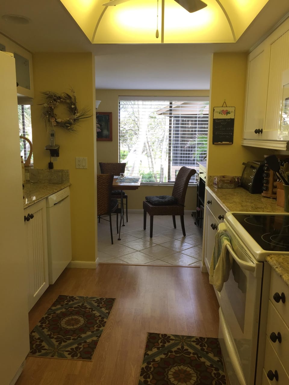 Newer appliances...windows everywhere, great light!