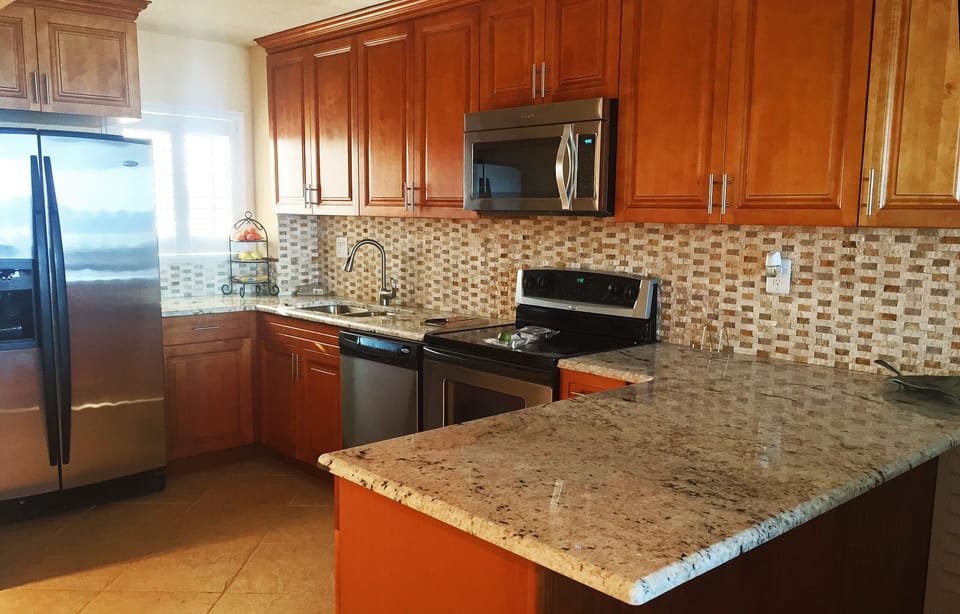 Newly renovated kitchen