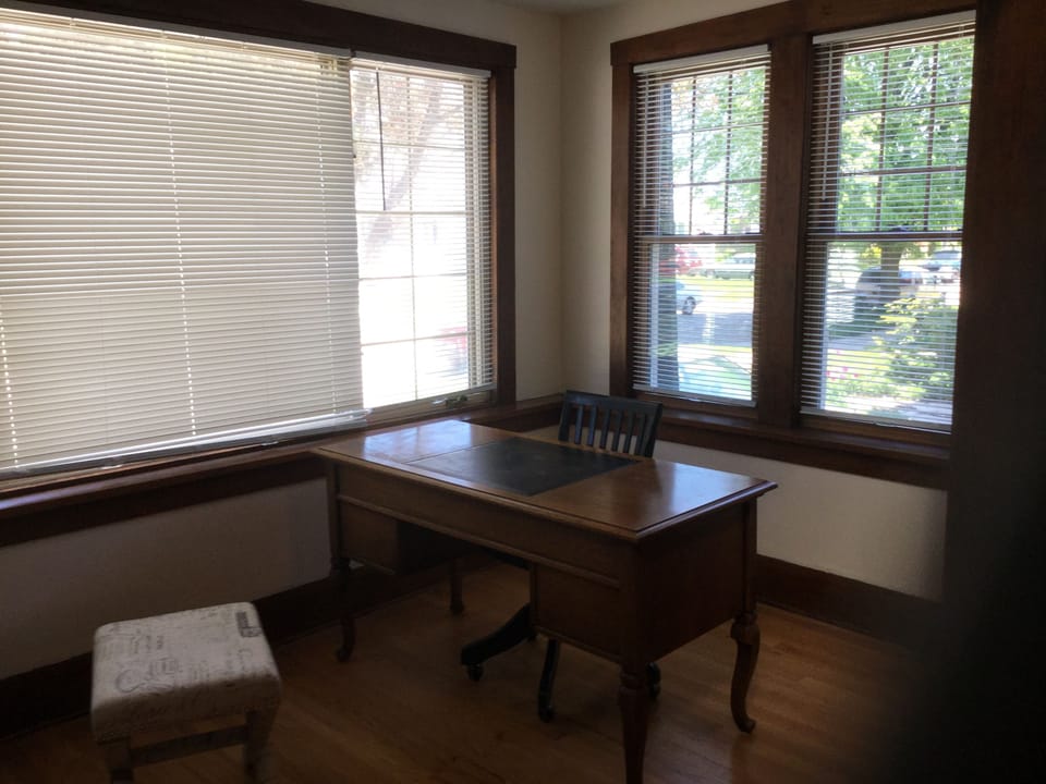 Beautiful Sun Room to get some work done or surf on our Blazing Fast WIFI 