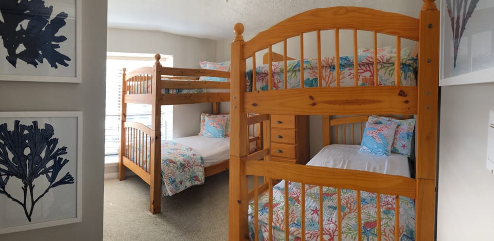 Bunk room on the main level.